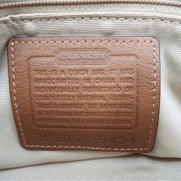 COACH 9434 Tan Leather Soho Shoulder Bag Vintage Y2K - Picture 15 of 15